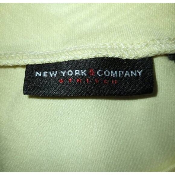 NEW YORK &COMPANY YELLOW TANK TOP SZ.M EUC - Picture 3 of 5